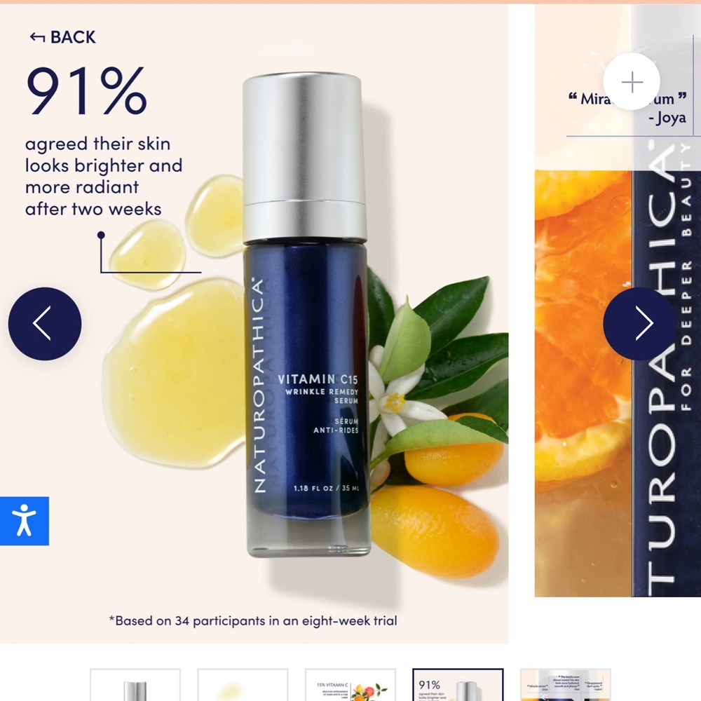 NATUROPATHICA VITAMIN C SERUM - NEVER OPENED